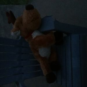 A stuffed dear